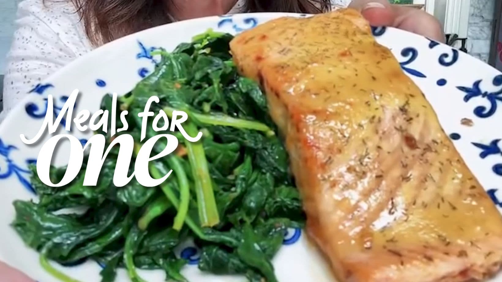 IMAGE: Baked Salmon And Kale