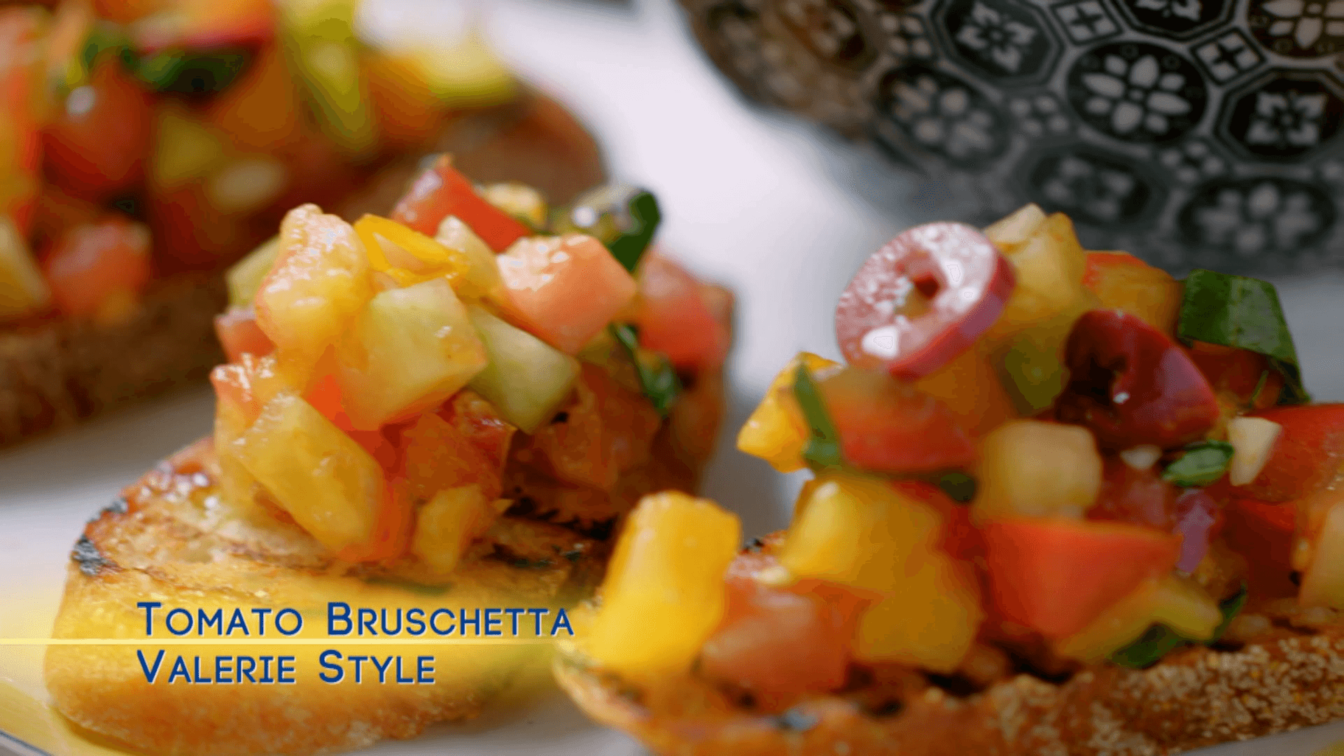 Tomato Bruschetta Valerie Style