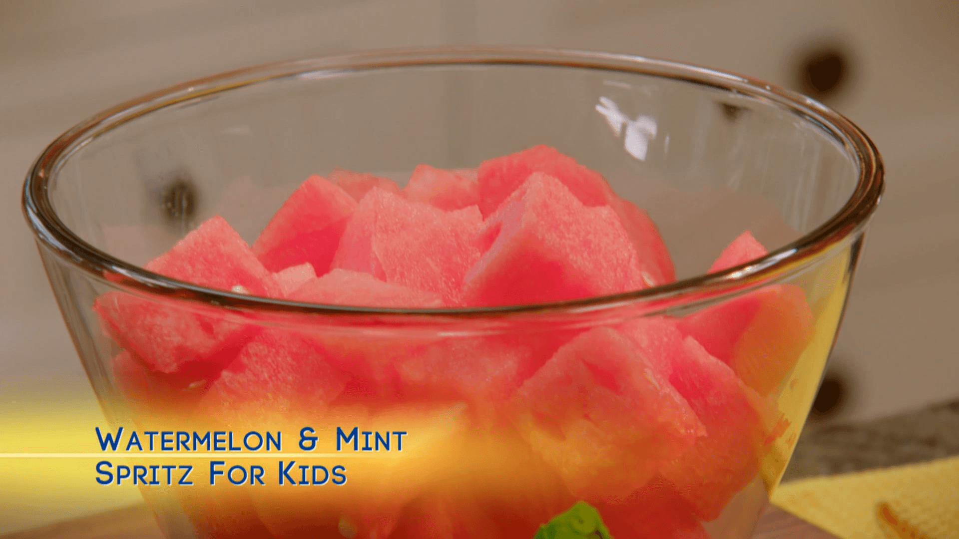 Watermelon And Mint Spritz For Kids