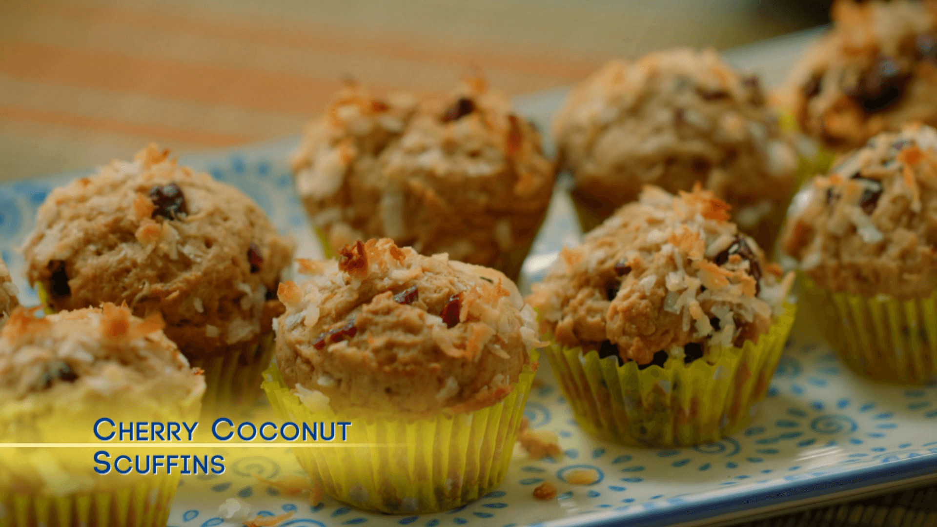 Cherry Coconut Scuffins