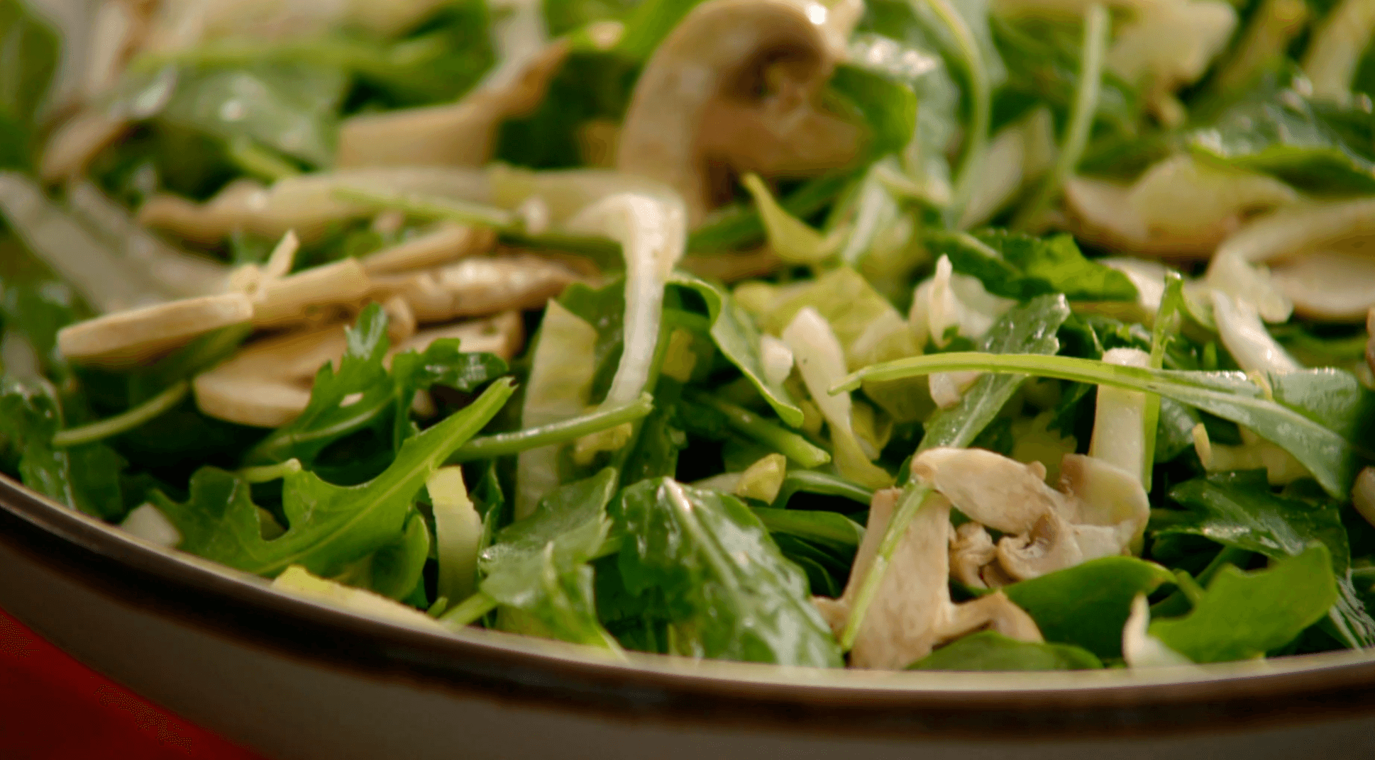 Arugula and Mushroom Salad