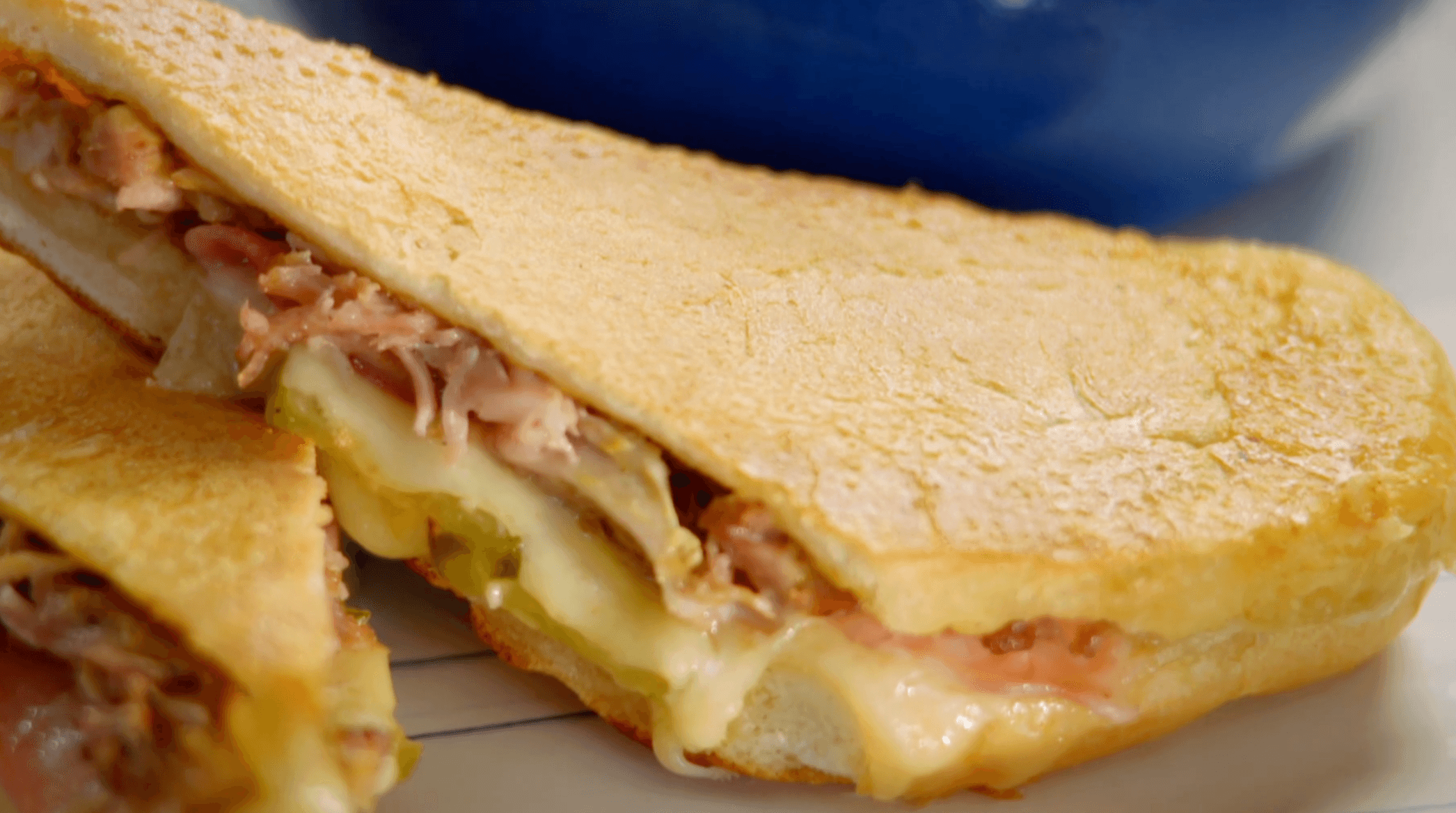 Cuban Sandwich with Slow-Cooker Pulled Pork