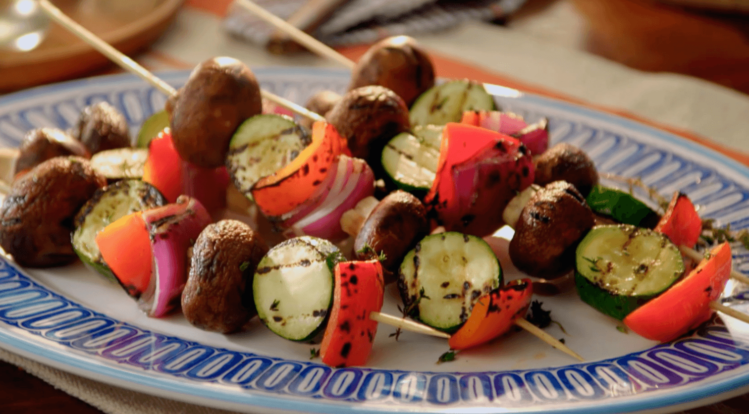 Grilled Vegetable Kebabs