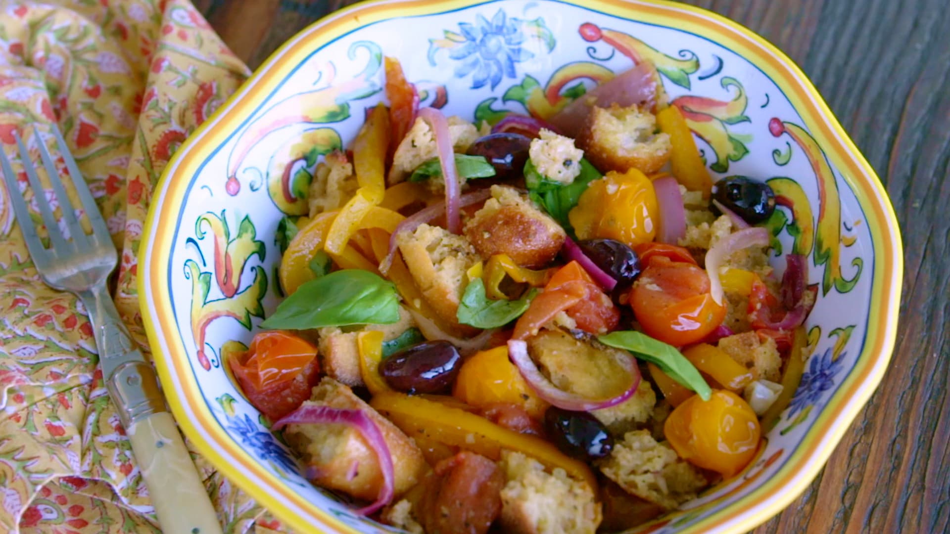 Roasted Tomato Panzanella