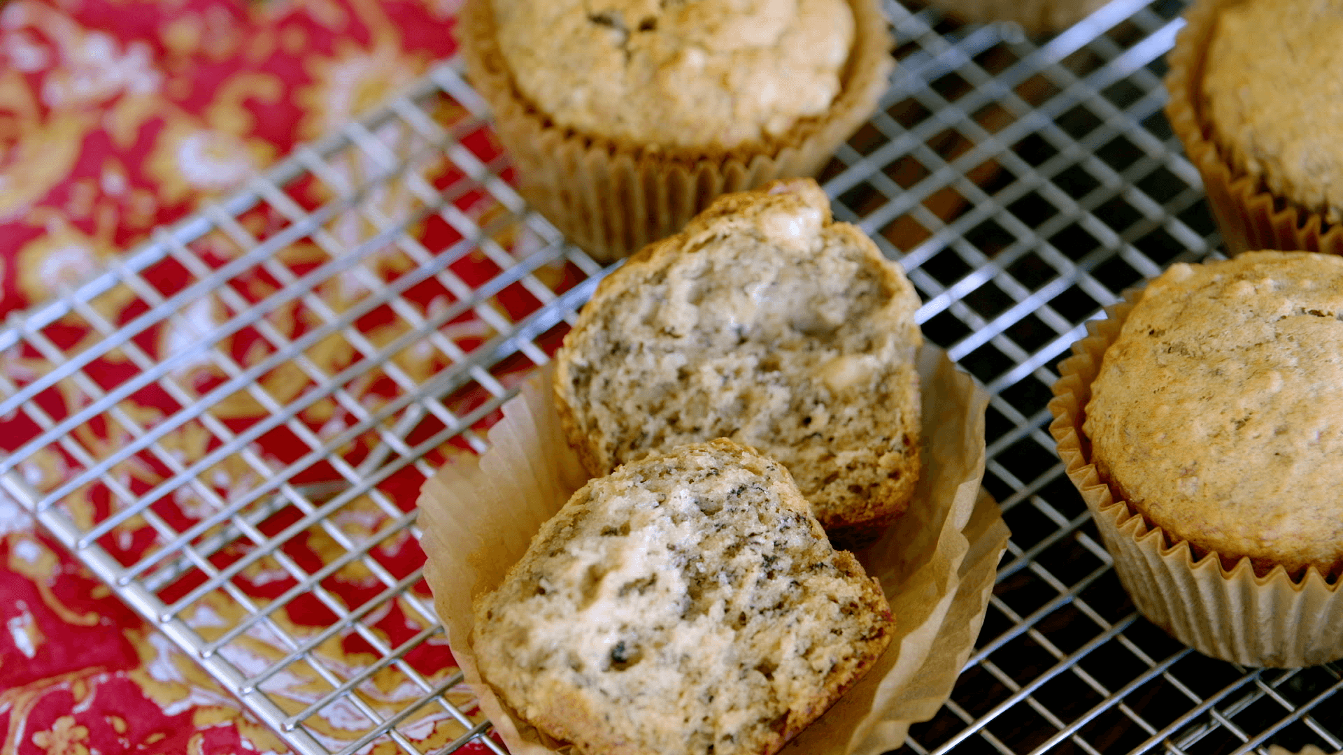 Brown Butter Banana Walnut Muffins
