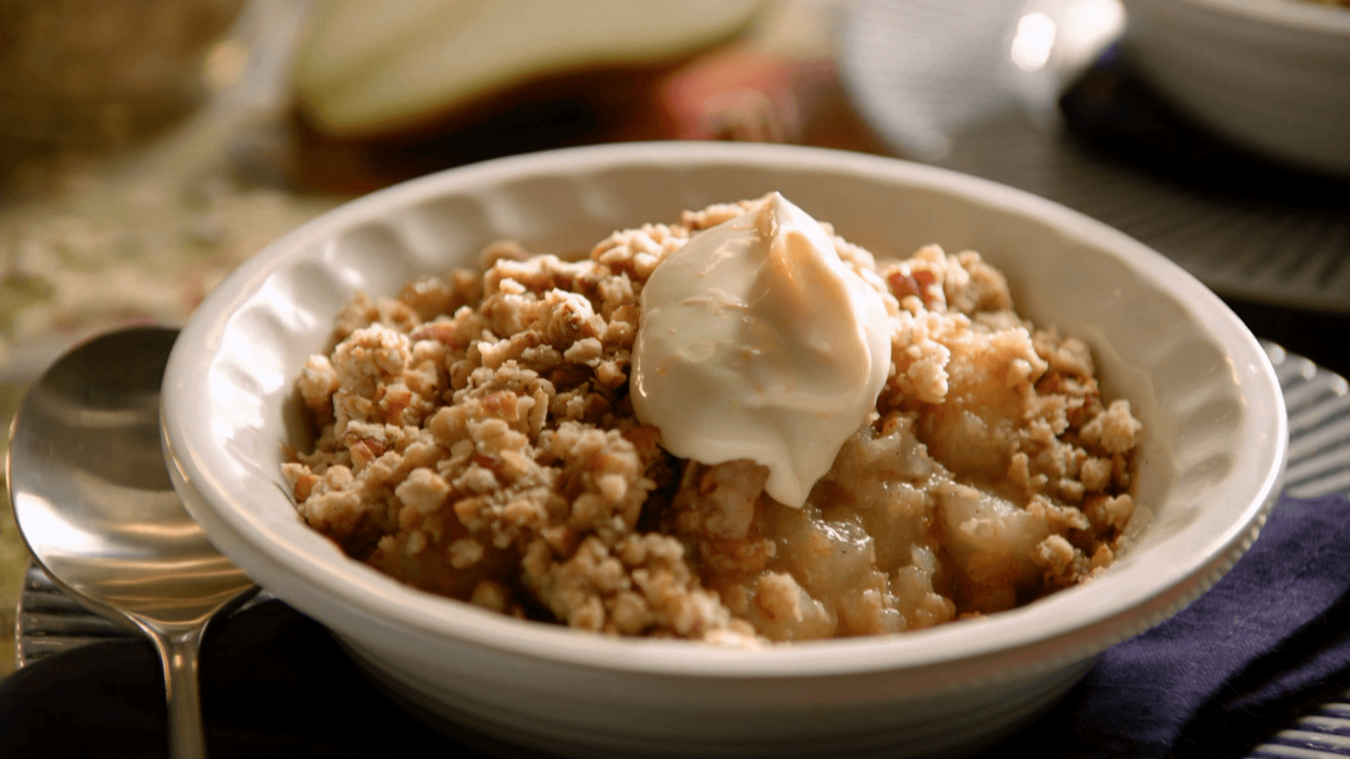 pear crumble