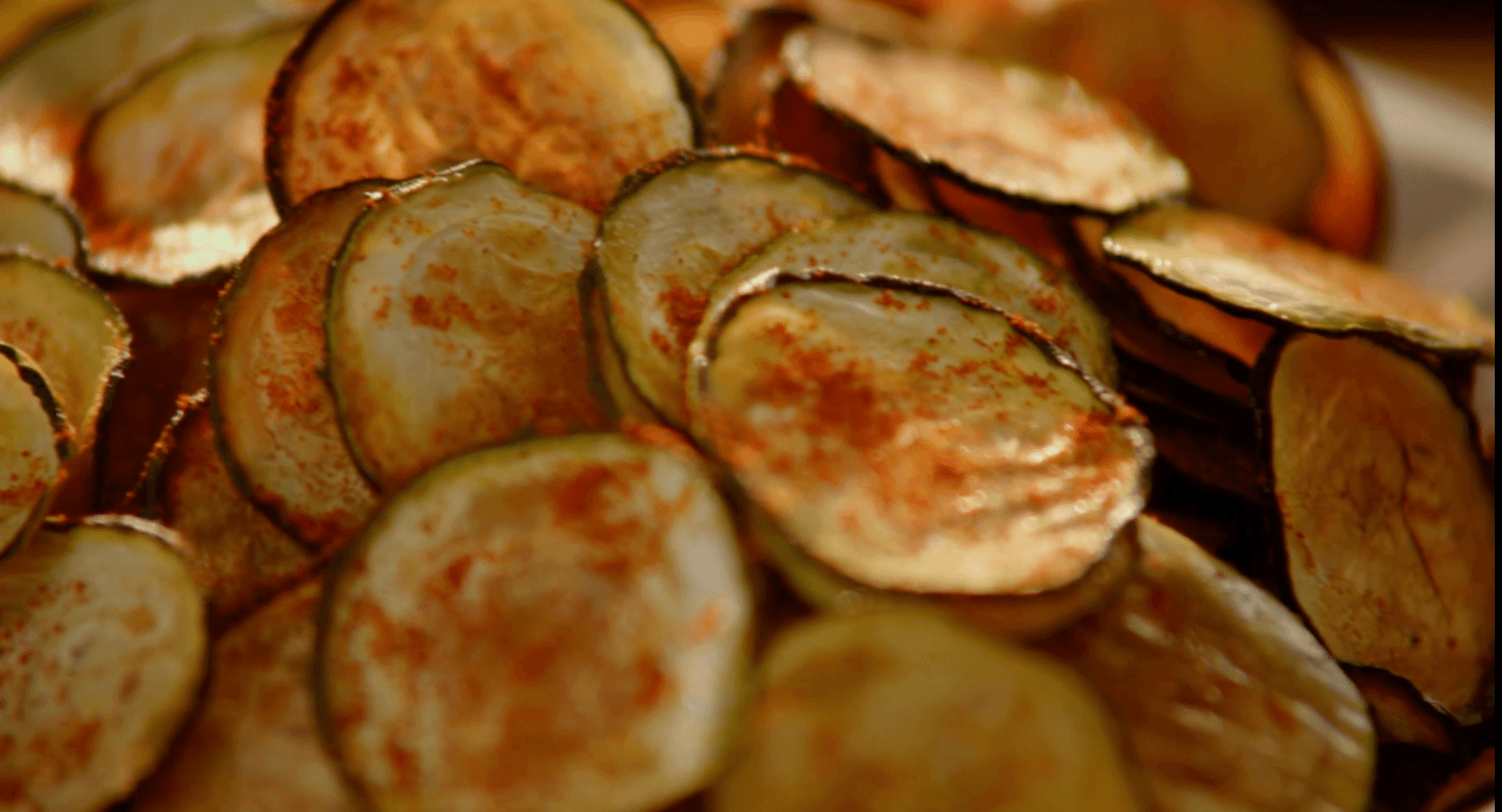 Salt and Vinegar Zucchini Chips