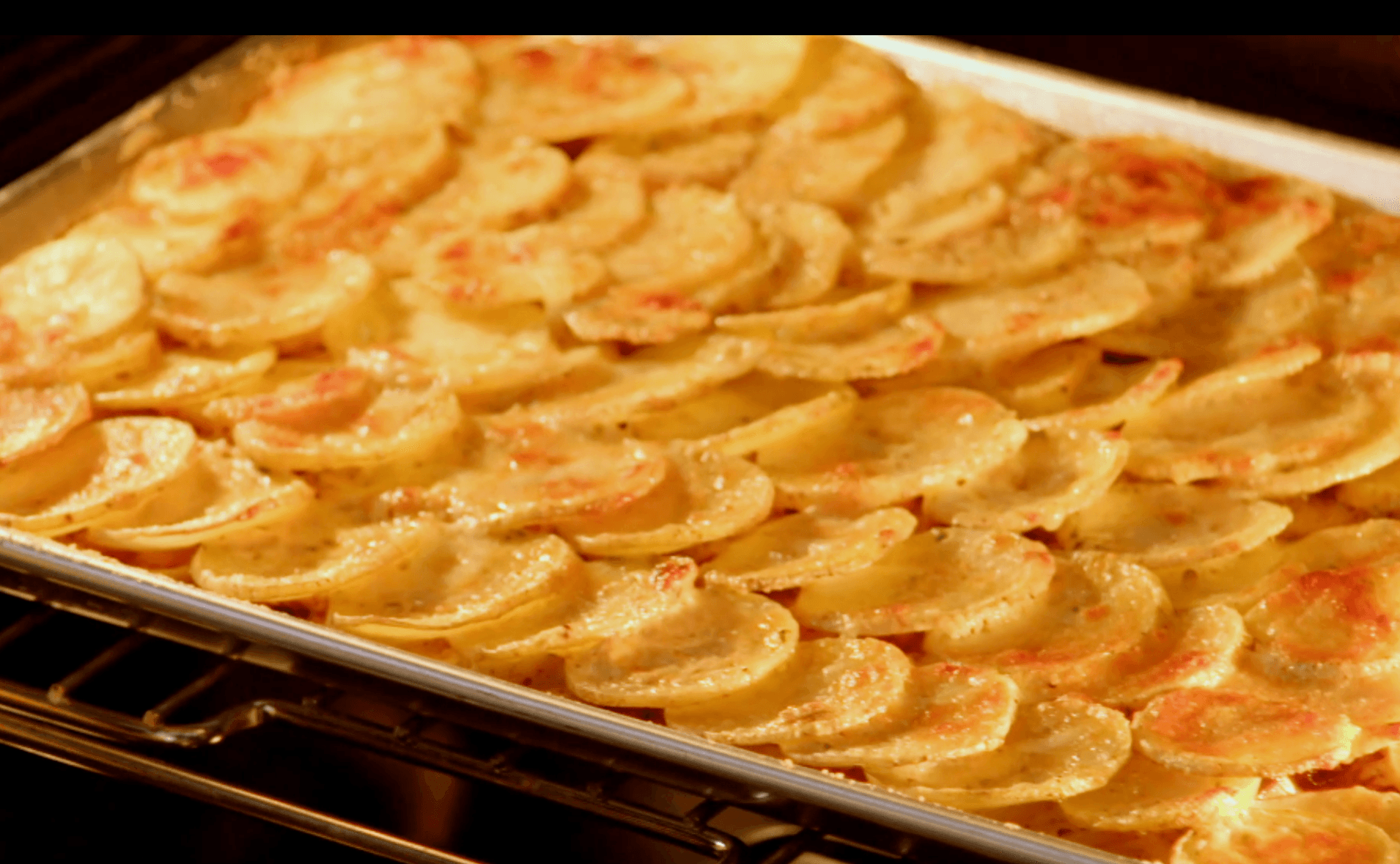 Sheet-Pan Scalloped Potatoes
